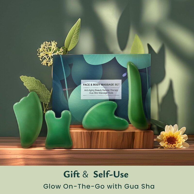 Green Gua Sha Scraping Board Manufacturer - Wholesale SPA Acupuncture Therapy Facial Trigger Point Tool