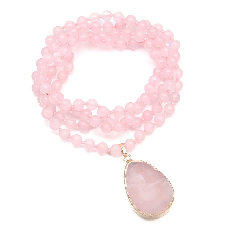 Bohemian Stone Necklace Manufacturer - Fashion Tribal Long Drop Pendant Women Jewelry Accessory Tool