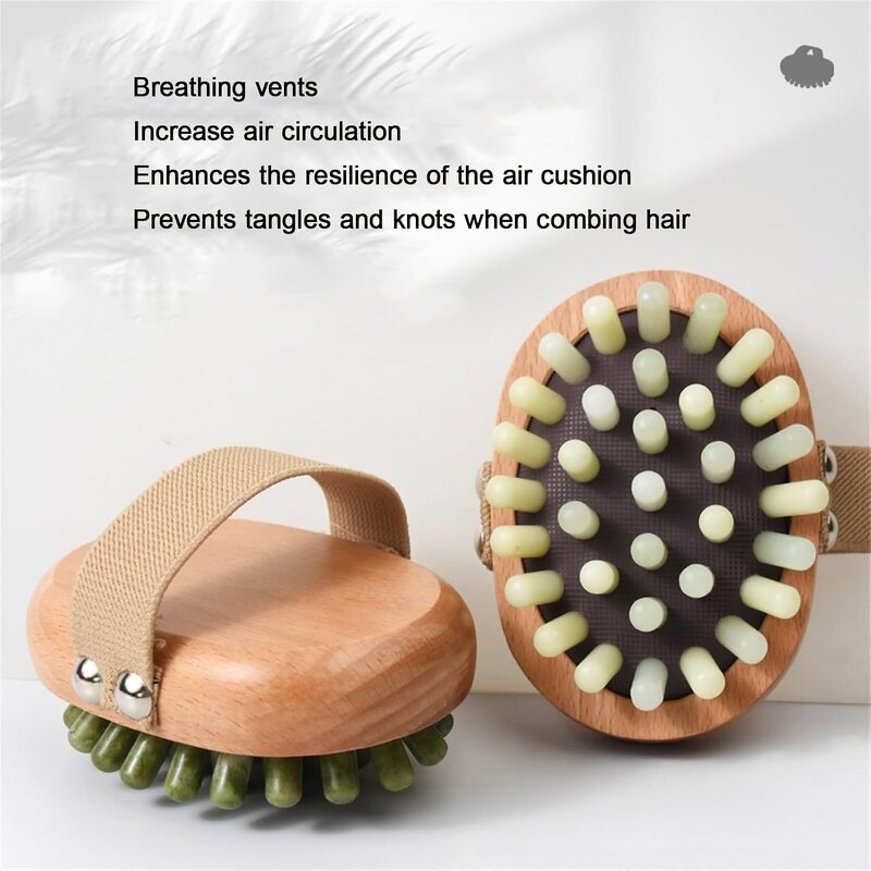 Jade Scalp Gua Sha Comb Manufacturer - Wholesale Facial Detoxification Firming Skin Xiuyu Stone Tool