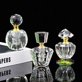 3ml Attar Oil Bottles Manufacturer - Wholesale Cheap Empty Crystal Glass Perfume Packaging Tool