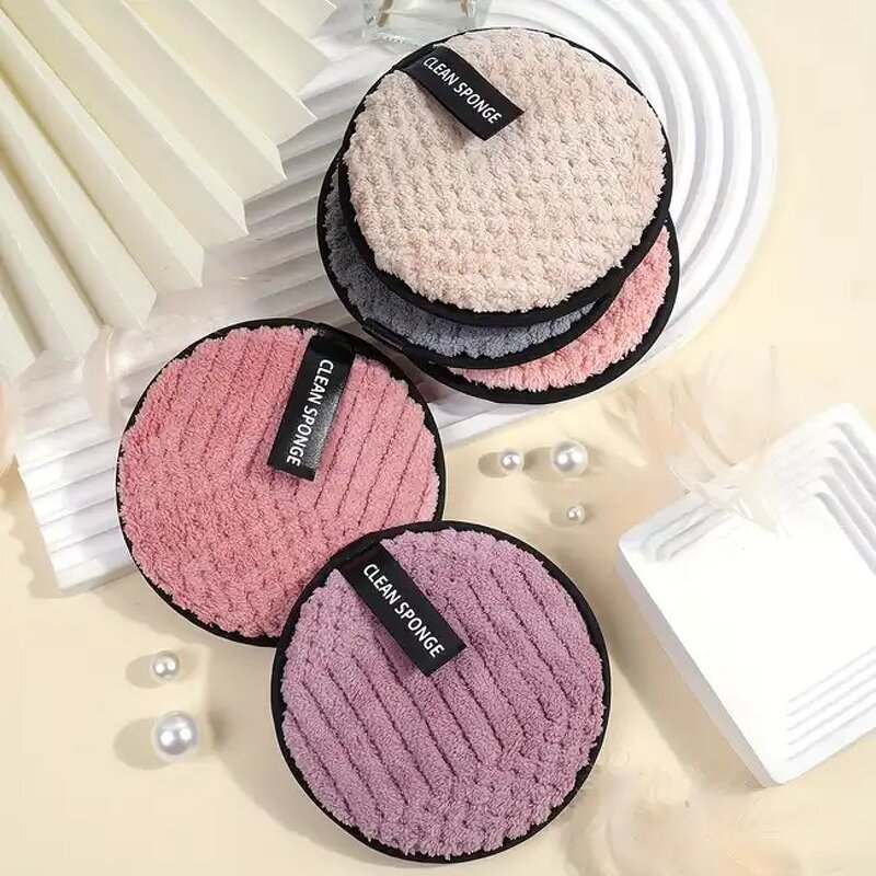 Washable Microfiber Cleansing Pads Manufacturer - OEM Reusable Makeup Remover Face Cotton Tool