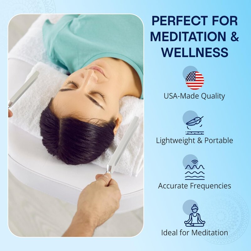 432 Hz Tuning Fork Manufacturer - Precision-Machined Aluminum Alloy Chakra Reiki Yoga Therapy Tool