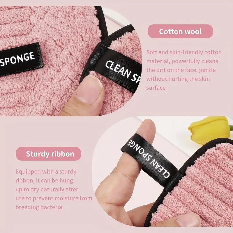 Washable Microfiber Cleansing Pads Manufacturer - OEM Reusable Makeup Remover Face Cotton Tool