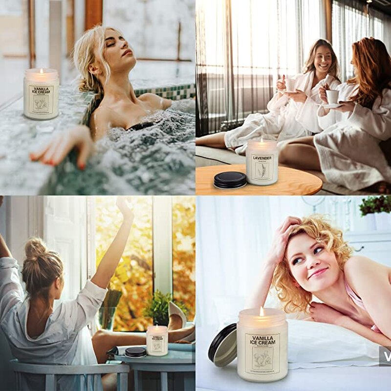 Luxury Scented Candle Set Manufacturer - Hot-selling Natural Soy Wax Home Fragrance Gift Box Tool