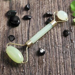 Hsiuyen Stone Jade Roller Manufacturer - Custom Logo Natural Facial Massage Healthy Beauty Tool