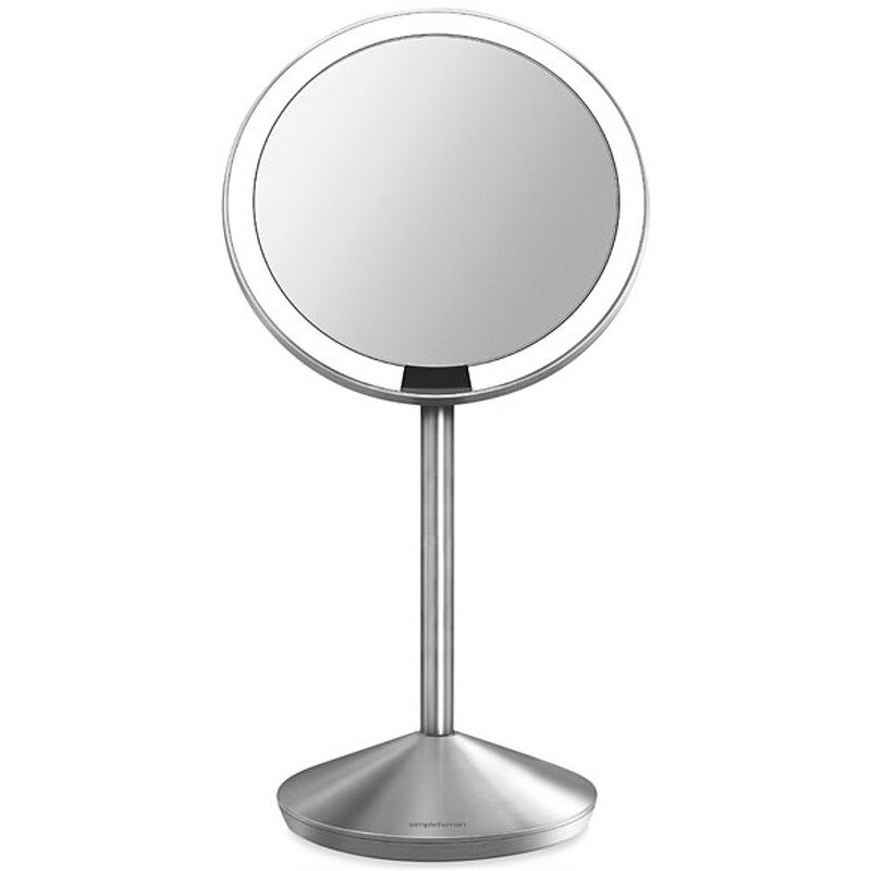 Automatic Flip LED Makeup Mirror Manufacturer - 8/10 Inch 1X/10X Magnification Standing Cosmetic Tool