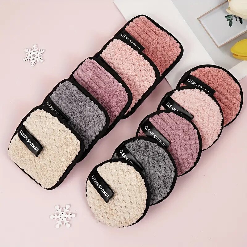 Washable Microfiber Cleansing Pads Manufacturer - OEM Reusable Makeup Remover Face Cotton Tool
