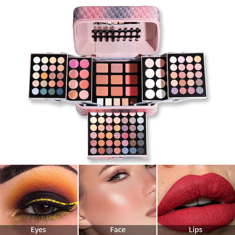 Luxury Makeup Set Manufacturer - Professional Artist Eyeshadow Lipstick Nail Polish Cosmetic Kit Tool