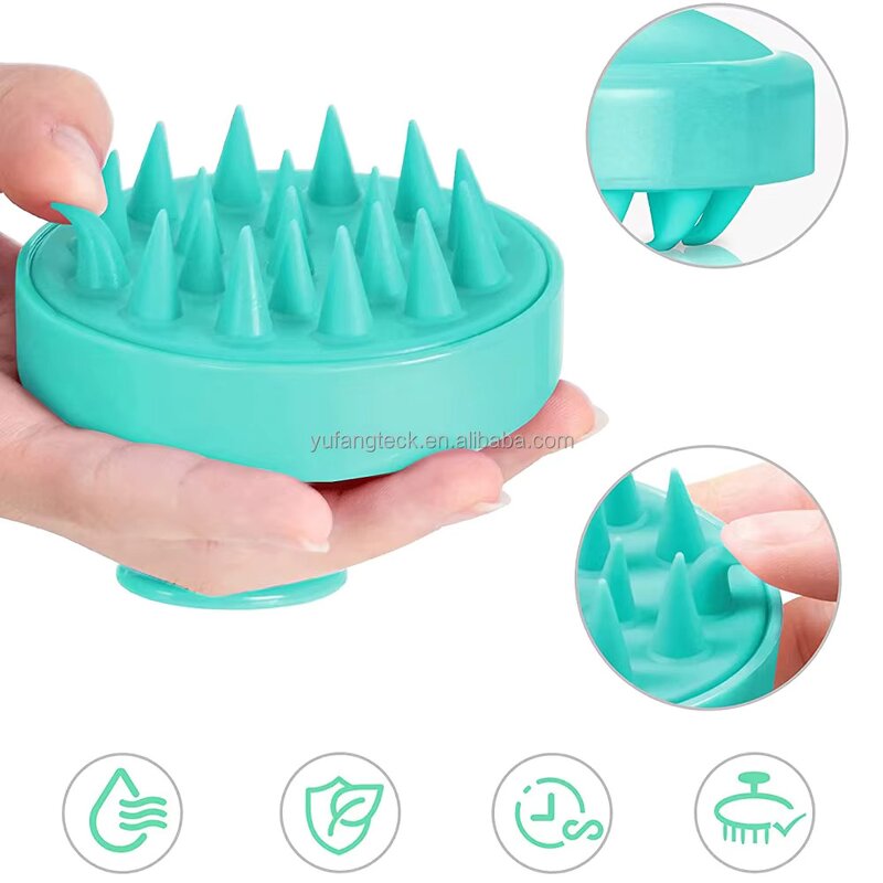 Silicone Scalp Massage Brush Manufacturer - Shampoo Hair Shower Comb Bath Cleaning Care Tool