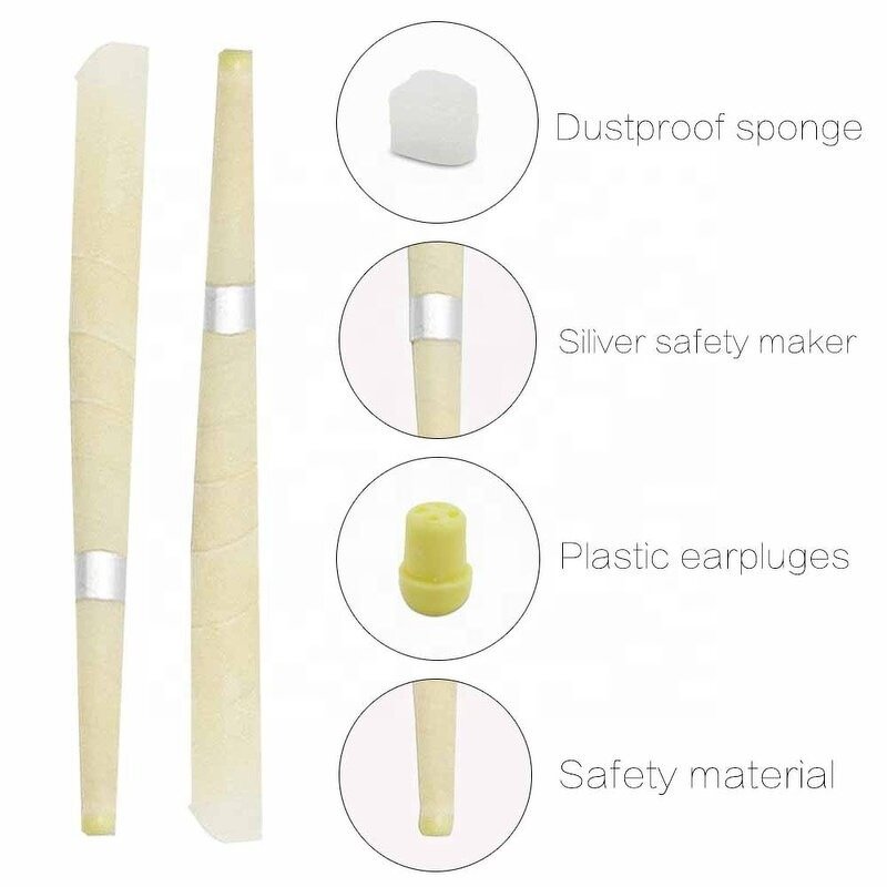 Natural Beeswax Ear Candles Manufacturer - Ear Wax Removal Propolis Indiana Therapy Relaxation Cone Tool