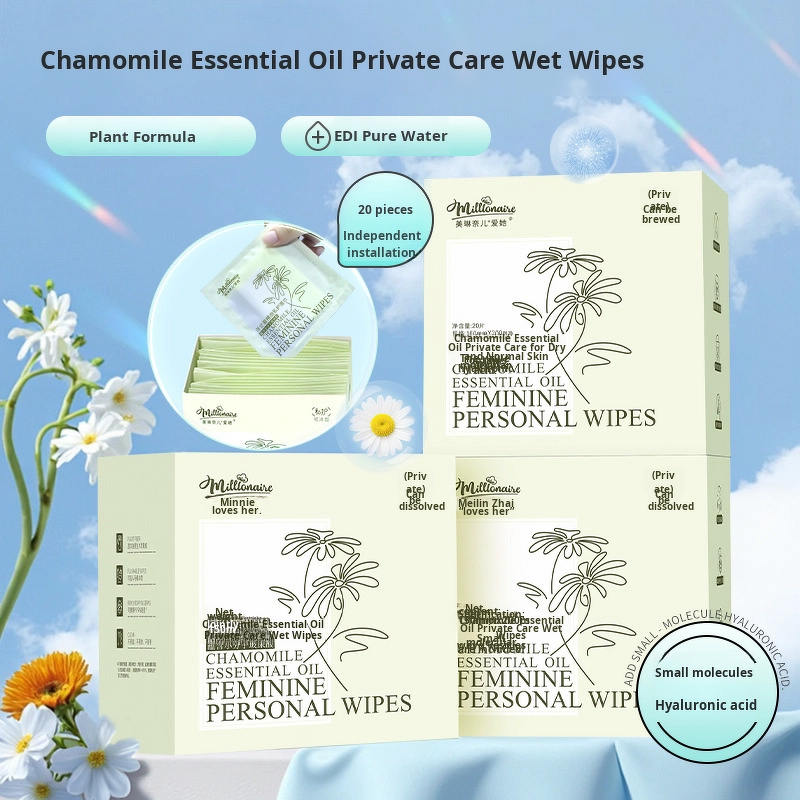 Flushable Intimate Wet Wipes Manufacturer - Men Women Independent Single-Piece Personal Care Tool