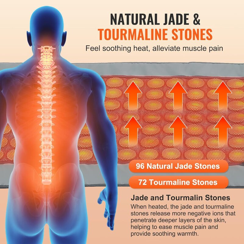 Jade Tourmaline Heating Pad Manufacturer - Wholesale Health Care Therapy Massage Mattress Tool