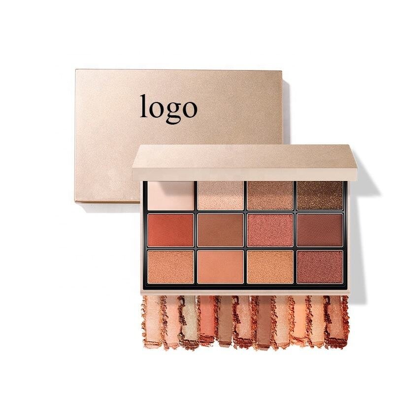 12 Colors Eyeshadow Palette Manufacturer - OEM ODM Sample Gratis Maquillaje Cosmetic Makeup Tool