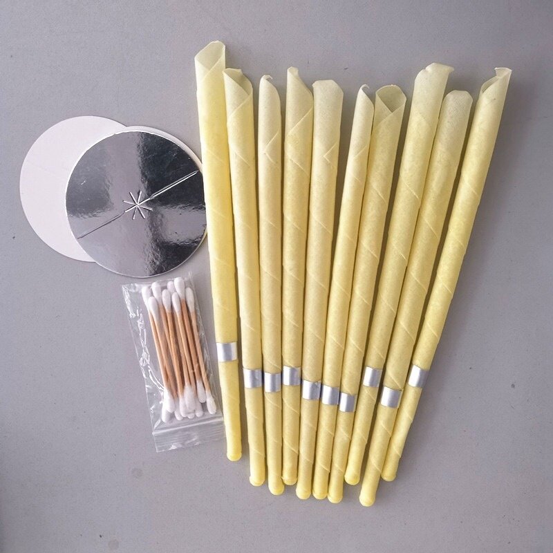 Natural Beeswax Ear Candles Manufacturer - Ear Wax Removal Propolis Indiana Therapy Relaxation Cone Tool