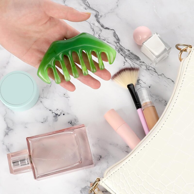 Resin Scalp Massage Comb Manufacturer - Wholesale Headache Relief Hair Gua Sha Customised Tool