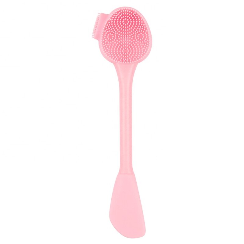 Double Head Mask Brush Manufacturer - No Electricity Silicone Face Cleansing Cosmetics Beauty Tool