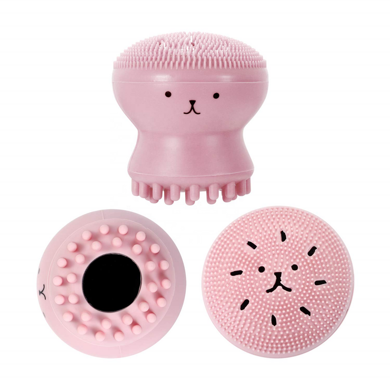 Mini Silicone Face Brush Manufacturer - Facial Washing Massage Octopus Exfoliating Wholesale Tool