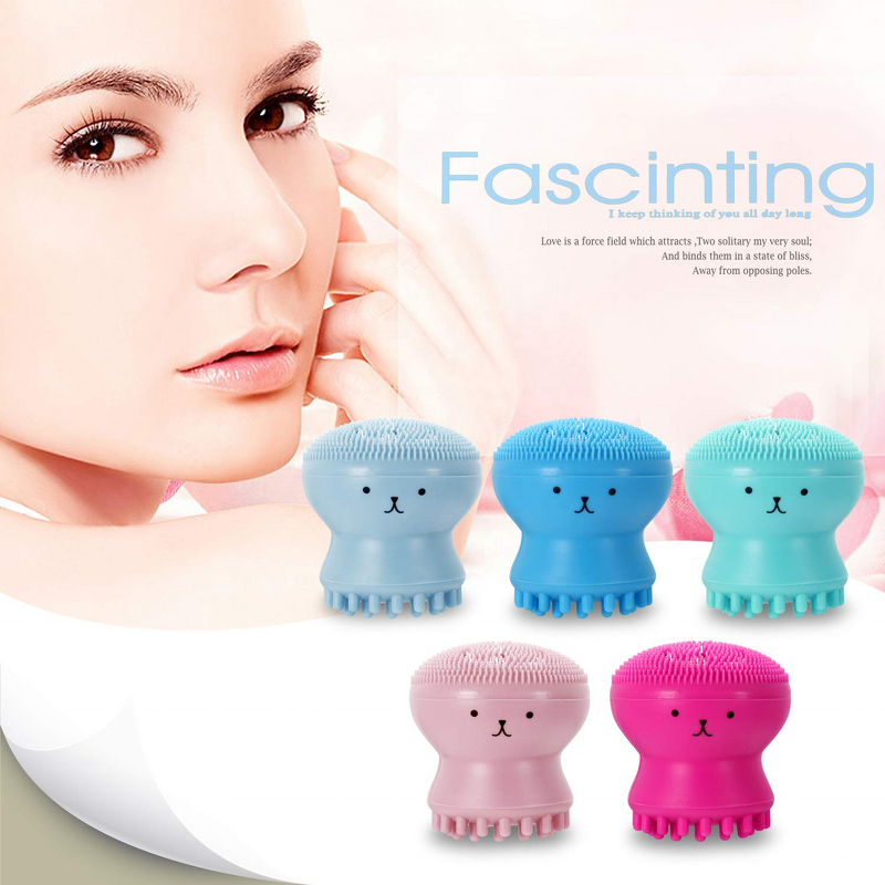 Mini Silicone Face Brush Manufacturer - Facial Washing Massage Octopus Exfoliating Wholesale Tool