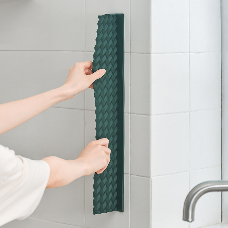 Silicone Sink Water Baffle Manufacturer - Suction Cup Kitchen Splash-proof Washing Dishes Retaining Strip