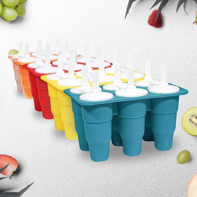 Silicone Ice Lolly Mould Manufacturer - Single Individual Skeleton Shape DIY Pop Mold Holder