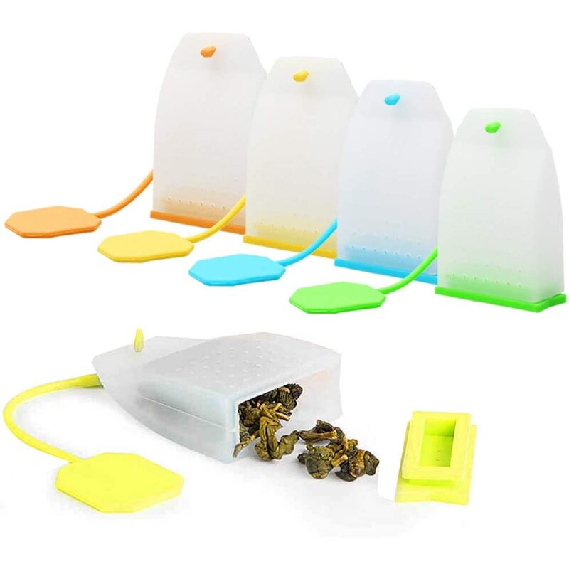 Silicone Tea Infuser Manufacturer - ST14 Purse-shape Loose Leaf Tea Bag Filter Teapot Accessory