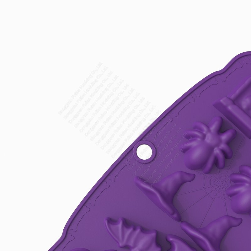 Halloween Silicone Mould Set Manufacturer - H1 5 in 1 Chocolate Candle Baking DIY Mold Tool