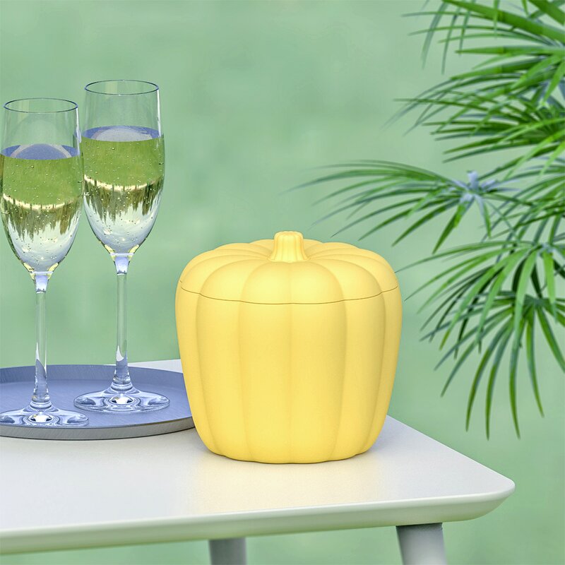 Silicone Pumpkin Ice Bucket Mold Manufacturer - New Style Big Crushed Ice Cube Homemade Maker Tool