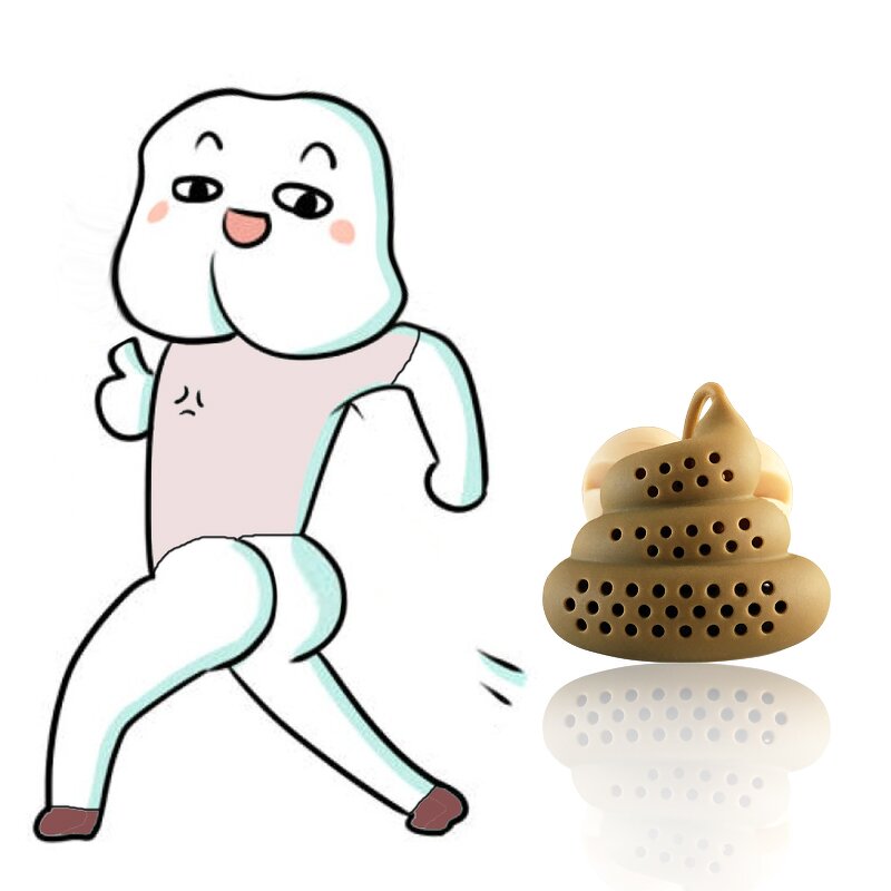 Silicone Tea Infuser Manufacturer - SI08 Funny Butt Stool Shape Loose Leaf Tea Maker Strainer