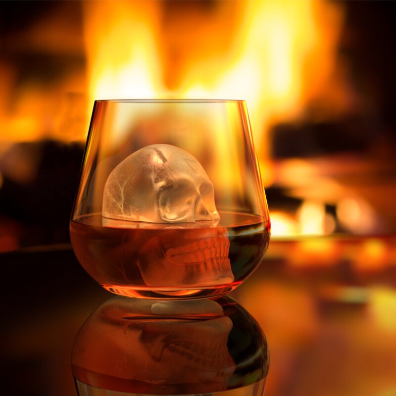 3D Skull Silicone Resin Mold Manufacturer - Flexible Ice Cube Jello Epoxy Tray Chocolate Candle Tool