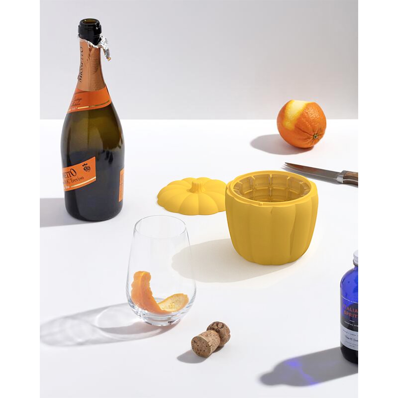 Silicone Pumpkin Ice Bucket Mold Manufacturer - New Style Big Crushed Ice Cube Homemade Maker Tool