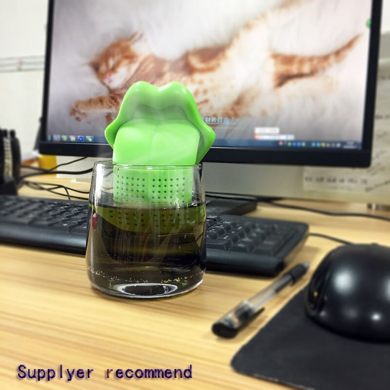 Silicone Tea Infuser Manufacturer - FL Wholesale New Novel Tongue Shape Loose Leaf Tea Strainer