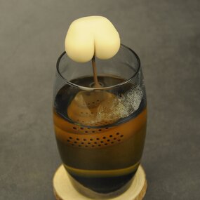 Silicone Tea Infuser Manufacturer - Funny Stool Shape Loose Leaf Tea Egg Strainer Ball Filter