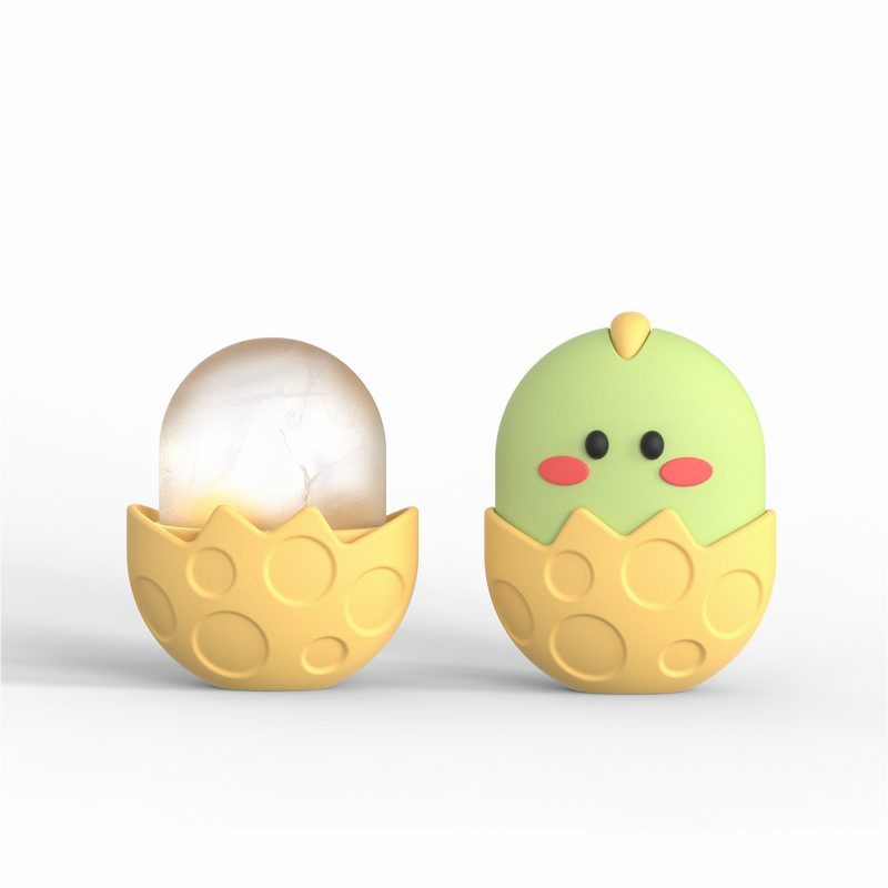 Silicone Ice Roller Mold Manufacturer - F2 Food Grade Face Eye Massager Container Ice Pod with Lid