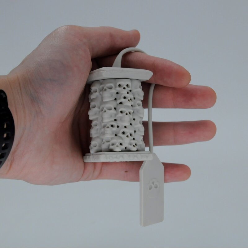 Silicone Tea Infuser Manufacturer - ST04 2022 Hot Selling BPA Free Skull Tower Tea Strainer
