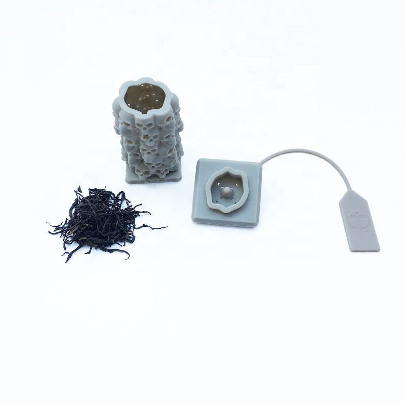 Silicone Tea Infuser Manufacturer - Bulk Skull Tower Shape Loose Leaf Tea Filter Tool