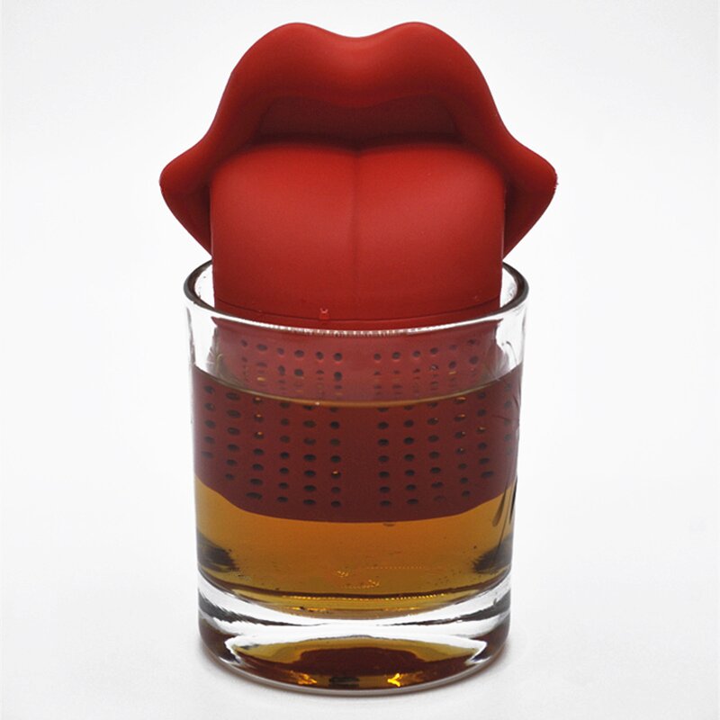 Silicone Tea Infuser Manufacturer - FL Wholesale New Novel Tongue Shape Loose Leaf Tea Strainer
