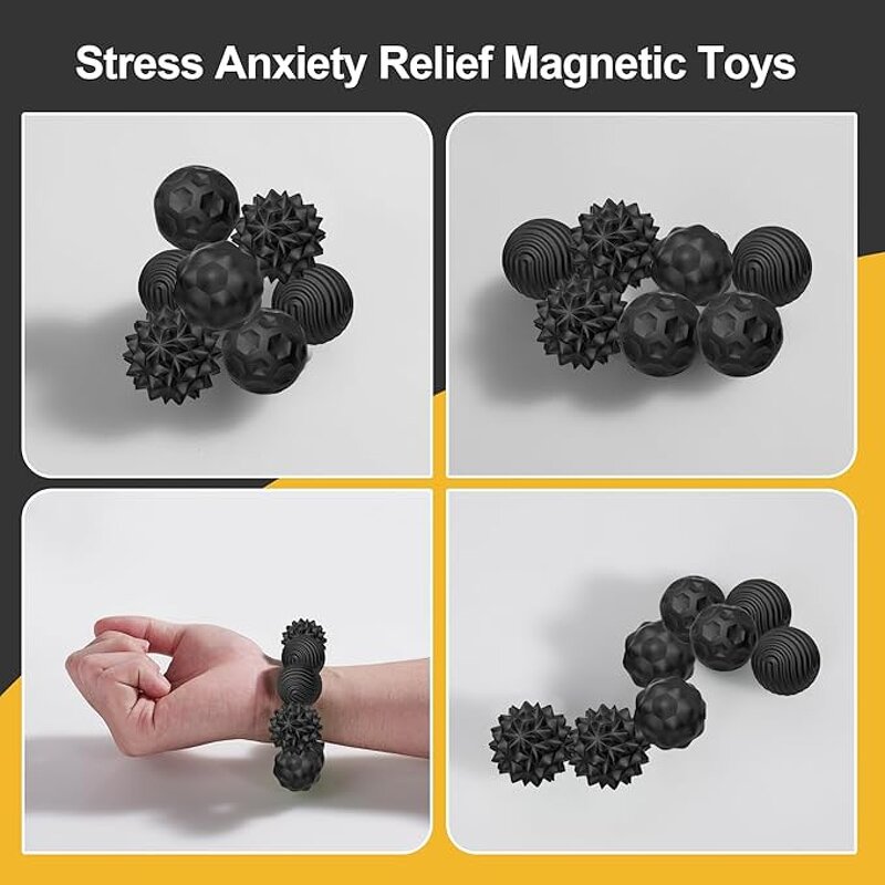 Silicone Magnetic Fidget Balls Manufacturer - Labsfidget FL-MG01 Stress Relief Toy for Adults Kids Autism