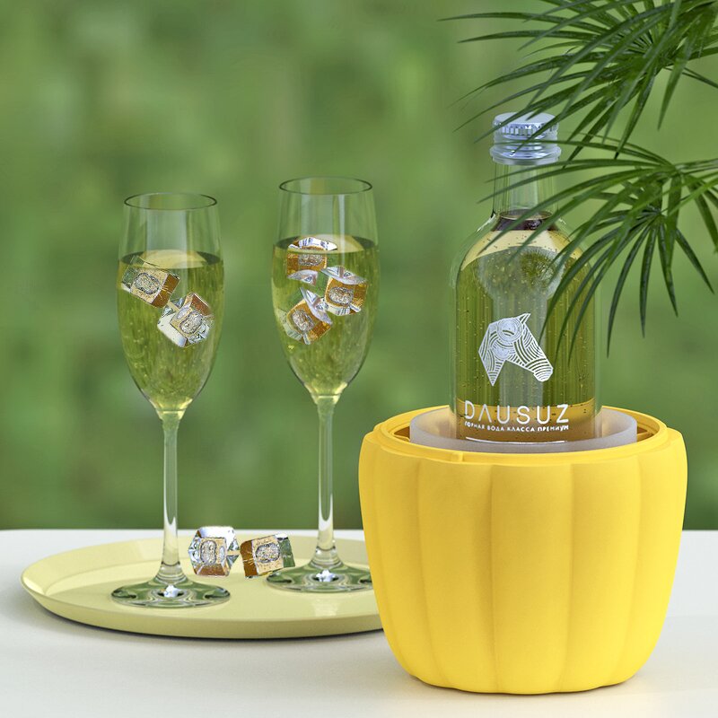 Silicone Pumpkin Ice Bucket Mold Manufacturer - New Style Big Crushed Ice Cube Homemade Maker Tool