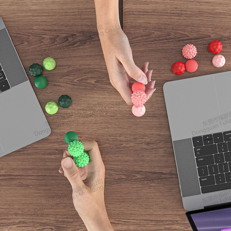 Autism Sensory Fidget Ball Set Manufacturer - Adult Stress Reduction Magnetic Silicone Toy Custom Logo Option