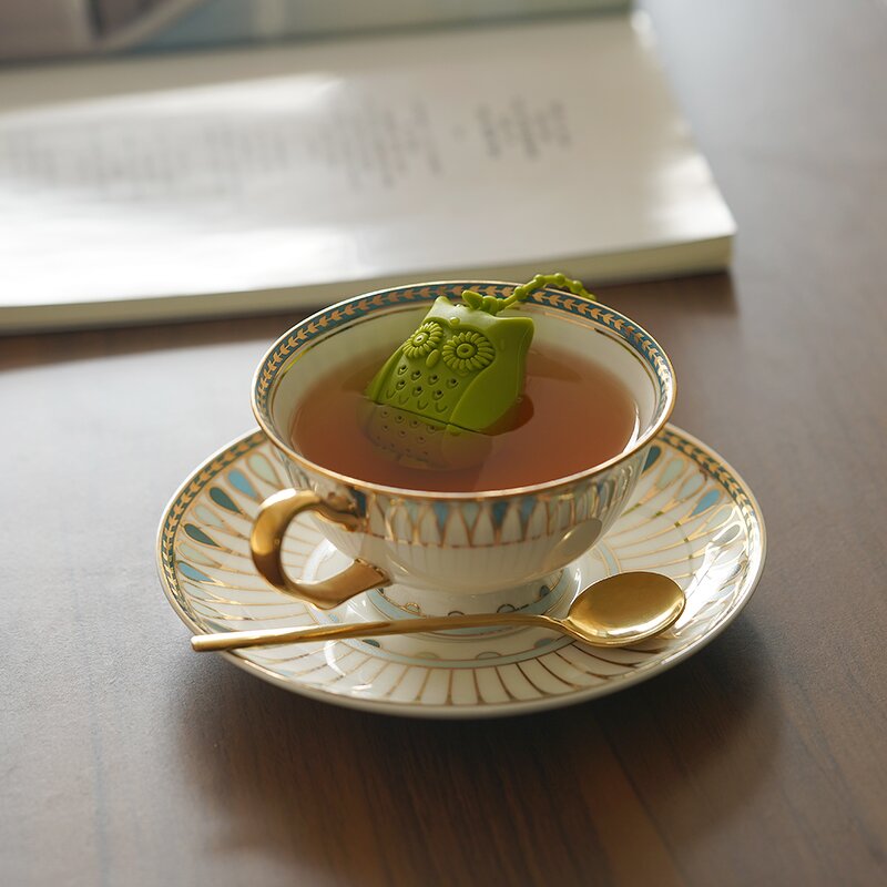 Silicone Tea Infuser Manufacturer - Wholesale Mini Owl Shape Loose Leaf Tea Ball Strainer Filter