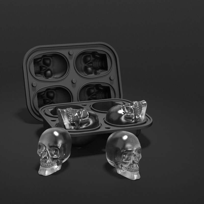 3D Clear Ice Cube Tray Manufacturer - LK10 Stackable Whiskey Freezer Mold with Easy Release