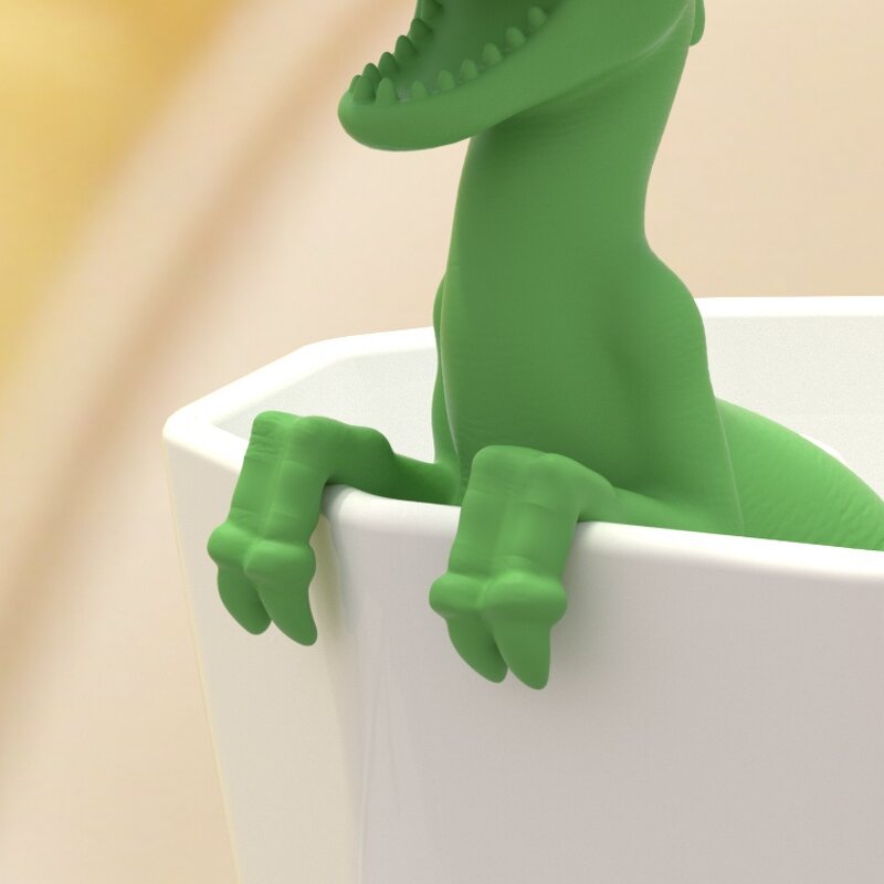 Silicone Tea Infuser Manufacturer - Cute Baby Dinosaur Loose Leaf Tea Egg Strainer Ball Filter