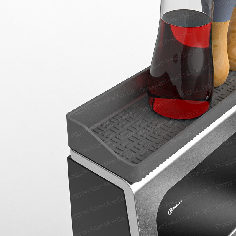 Magnetic Silicone Stove Top Shelf Manufacturer - High Quality Heat Resistant 30" Kitchen Spice Rack