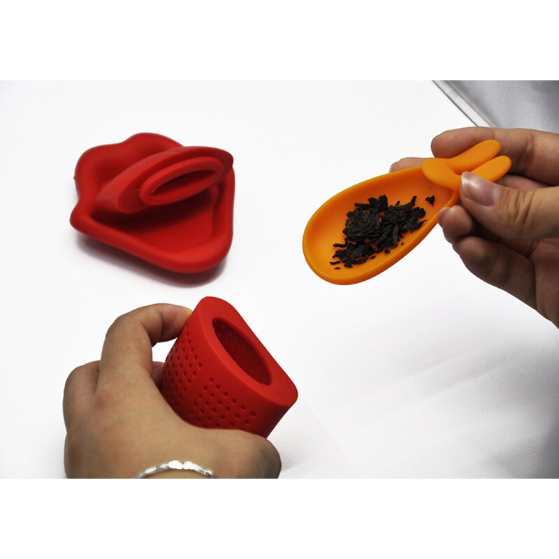 Silicone Tea Infuser Manufacturer - TT02 Multiple Tounes Shape Non Toxic Coffee Tea Steeper Tool