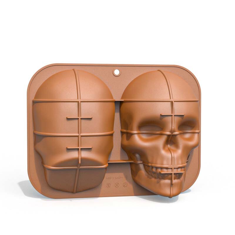 3D Silicone Skull Cake Pan Manufacturer - Customize New Improved Candy Gelatin Cakelet Mold