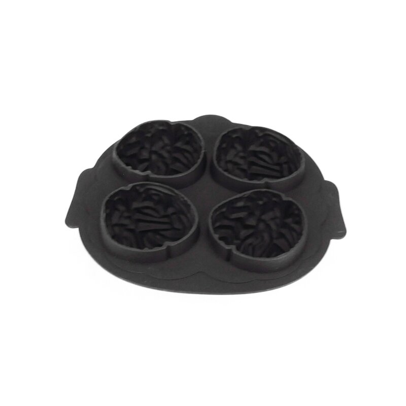 Brain-shaped Silicone Ice Tray Manufacturer - BI08 Four-connected Kitchen Bar Party Drink Decoration Mold
