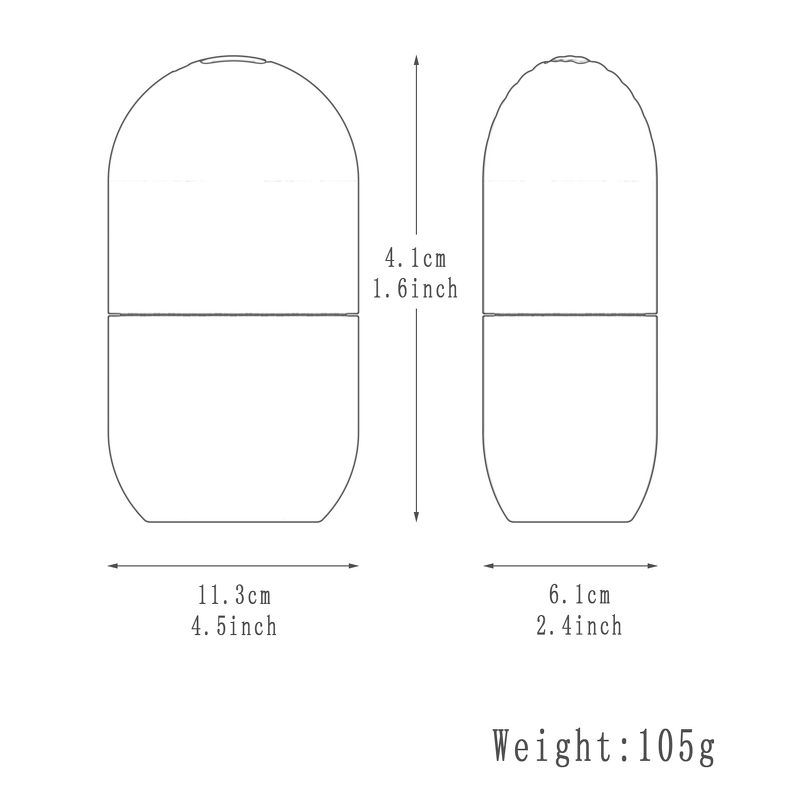Silicone Ice Roller Mold Manufacturer - F2 Food Grade Face Eye Massager Container Ice Pod with Lid