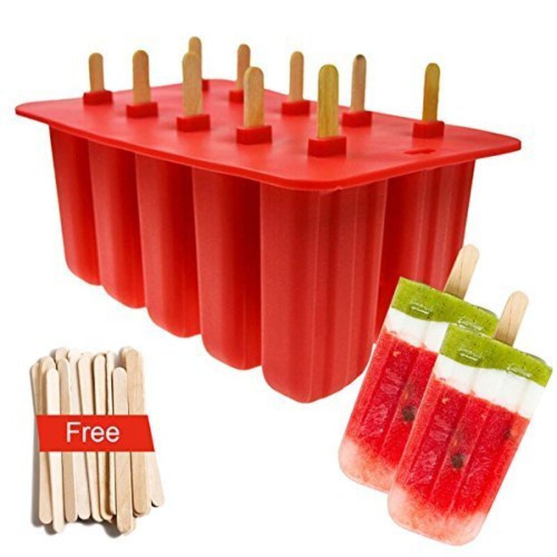 Silicone Ice-lolly Molds Manufacturer - C22 12/10/6 Cavity Reusable Easy Release Ice Pop Maker