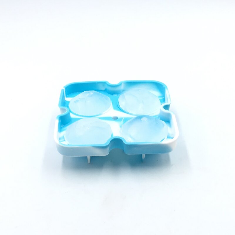 3D Diamond Ice Cube Tray Manufacturer - DM06 4 Cavities Big Whiskey Beer Food Grade Silicone Mold