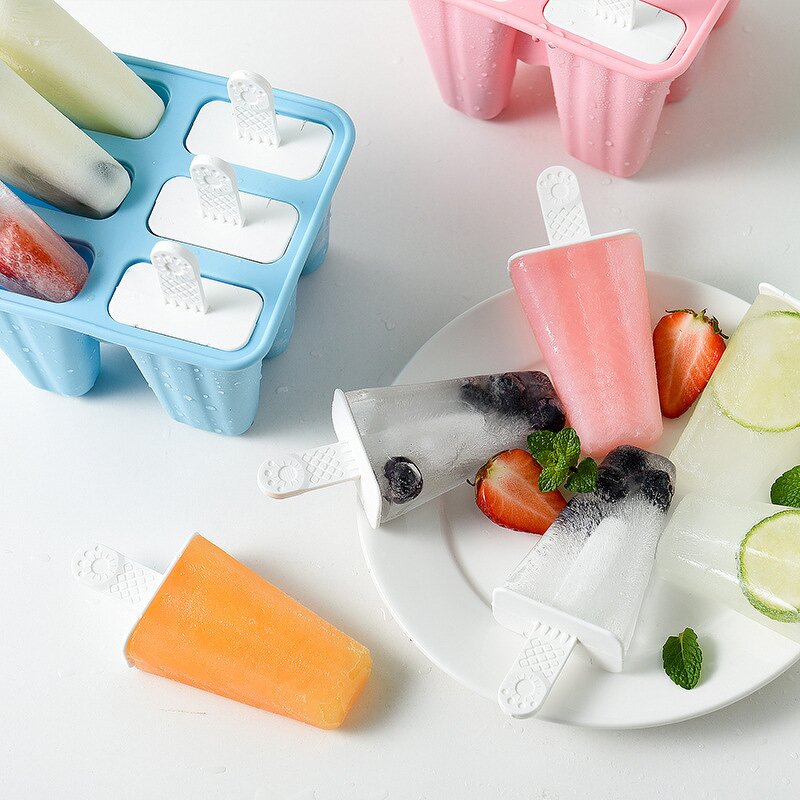 Silicone Ice-lolly Molds Manufacturer - C22 12/10/6 Cavity Reusable Easy Release Ice Pop Maker